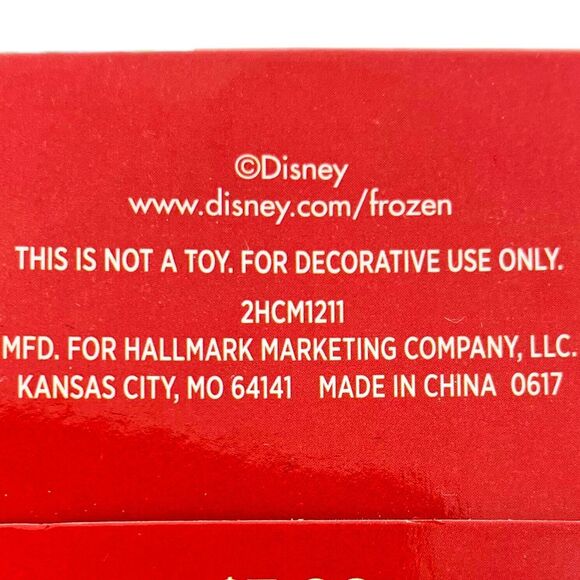 2017 Hallmark Frozen Christmas Tree Ornament Anna & Elsa Disney - Box Included - Picture 4 of 5